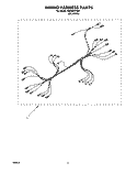 WIRING HARNESS Diagram and Parts List for RB220PXYB3  Whirlpool Wall Oven