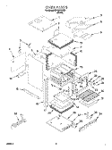 Part Location Diagram of 4372510 Whirlpool OVEN-MAIN