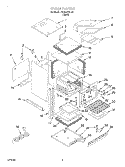 Part Location Diagram of 4372782 Whirlpool TRIM-OVEN