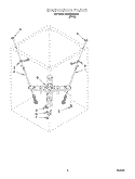 SUSPENSION Diagram and Parts List for CAWC529JQ0  Crosley Washer