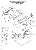 SECTION Diagram and Parts List for KEYL510BWH2  KitchenAid Dryer