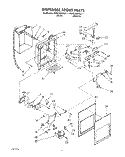 DISPENSER FRONT Diagram and Parts List for KSRC25DXWH11  KitchenAid Refrigerator