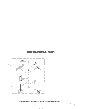 MISCELLANEOUS Diagram and Parts List for LA5800XSW1  Whirlpool Washer