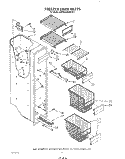 FREEZER LINER Diagram and Parts List for KSRS25QWWH11  KitchenAid Refrigerator