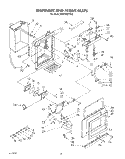 DISPENSER AND FRONT Diagram and Parts List for KSRF36DTX02  KitchenAid Refrigerator
