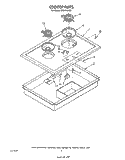 SECTION Diagram and Parts List for CEX210VX0  Roper Range