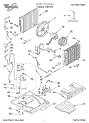 Part Location Diagram of 1184744 Whirlpool CONDENSER