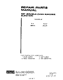 MAIN TOP Diagram and Parts List for 2843W0A  Roper Range