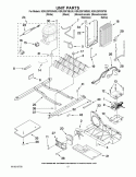 UNIT PARTS Diagram and Parts List for KSRJ25FXMT00  KitchenAid Refrigerator