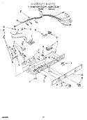 CONTROL, LIT/OPTIONAL Diagram and Parts List for 8ED20TKXDN01  Whirlpool Refrigerator