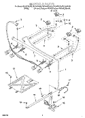 MANIFOLD Diagram and Parts List for SF315PEGN5  Whirlpool Range