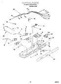 CONTROL Diagram and Parts List for KSRS27FGSS14  KitchenAid Refrigerator