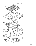 COMPARTMENT SEPARATOR Diagram and Parts List for TT14CKXXW00  Estate Refrigerator