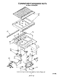 COMPARTMENT SEPARATOR Diagram and Parts List for ET20GKXSW02  Whirlpool Refrigerator
