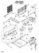 UNIT PARTS Diagram and Parts List for 7ST21HPXLQ01  Whirlpool Refrigerator