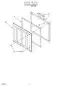 Part Location Diagram of 4356564 Whirlpool PANEL-INT