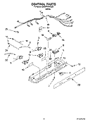 CONTROL PARTS Diagram and Parts List for 6ED2FHKXKQ06  Whirlpool Refrigerator