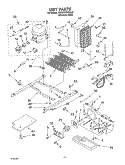 UNIT PARTS Diagram and Parts List for BRS70YRANA00  Whirlpool Refrigerator