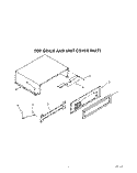 TOP GRILLE AND UNIT COVER Diagram and Parts List for KSSS36DAW01  KitchenAid Refrigerator
