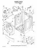 Part Location Diagram of WPW10405827 Whirlpool Electric Control Board