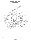 CONTROL PANEL , LITERATURE AND OPTIONAL Diagram and Parts List for RB1200XKW1  Whirlpool Wall Oven