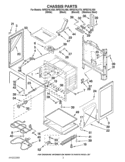 CHASSIS PARTS Diagram and Parts List for WFE374LVQ0  Whirlpool Range