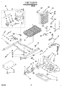 UNIT Diagram and Parts List for KSRB27QDBL01  KitchenAid Refrigerator