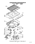 COMPARTMENT SEPARATOR Diagram and Parts List for TT18CKXXN00  Whirlpool Refrigerator