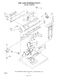SECTION Diagram and Parts List for LE7800XSW0  Whirlpool Dryer
