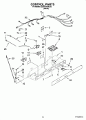 CONTROL PARTS Diagram and Parts List for ED5FVAXWL00  Whirlpool Refrigerator