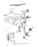 MAGNETRON AND AIR FLOW, LIT/OPTIONAL Diagram and Parts List for MME08XW0  Roper Microwave