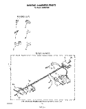 WIRING HARNESS Diagram and Parts List for LA5580XSW3  Whirlpool Washer