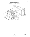 FREEZER DOOR Diagram and Parts List for ET16EPXPWR0  Whirlpool Refrigerator