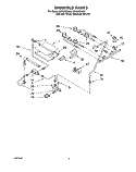 MANIFOLD Diagram and Parts List for SF380PEWQ0  Whirlpool Range
