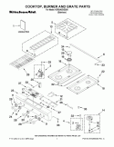 Part Location Diagram of WPW10250406 Whirlpool Surface Ignitor