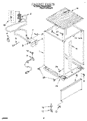 Part Location Diagram of 3370318 Whirlpool FIL&DRNHOS