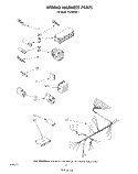WIRING HARNESS Diagram and Parts List for DU7600XS1  Whirlpool Dishwasher