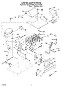 UPPER UNIT Diagram and Parts List for KBLC36FKS00  KitchenAid Refrigerator