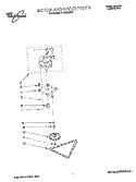 MOTOR AND DRIVE, LITERATURE Diagram and Parts List for TU4700XBP1  Whirlpool Trash Compactor
