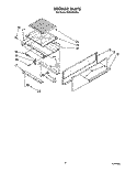 BROILER Diagram and Parts List for FGP335VL0  Roper Range