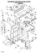Part Location Diagram of 3954250 Whirlpool PANEL-CNTL