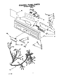CONTROL PANEL, LITERATURE AND OPTIONAL Diagram and Parts List for KUDA23ZYWH0  KitchenAid Dishwasher
