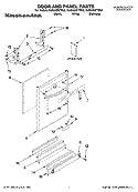 Part Location Diagram of WP8564951 Whirlpool Handle Mounting Stud