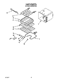 UNIT Diagram and Parts List for KEBS246YBL2  KitchenAid Wall Oven