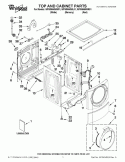 Part Location Diagram of W10423523 Whirlpool ENERGY GUIDE