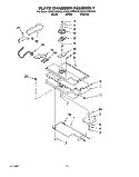 PLATE CHAMBER ASSEMBLY Diagram and Parts List for KHMC107BBL0  KitchenAid Microwave