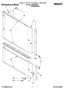 DOOR AND PANEL Diagram and Parts List for KUDD23HY2  KitchenAid Dishwasher