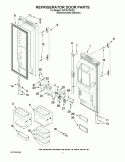 REFRIGERATOR DOOR PARTS Diagram and Parts List for GI7FVCXWY02  Whirlpool Refrigerator
