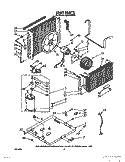 UNIT Diagram and Parts List for ACR124XR2  Whirlpool Air Conditioner