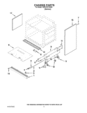 CHASSIS PARTS Diagram and Parts List for KDRU767VSS04  KitchenAid Range
